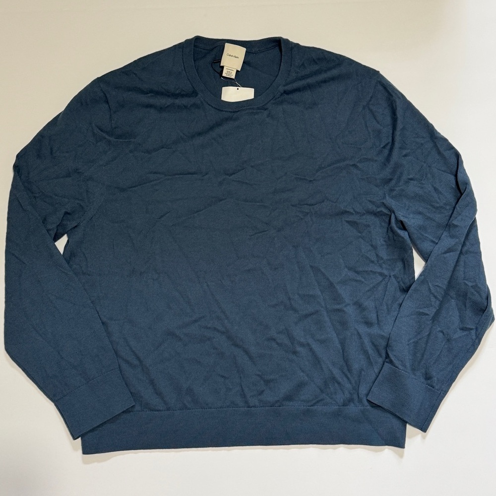 Calvin Klein Men's Navy Crewneck Sweater